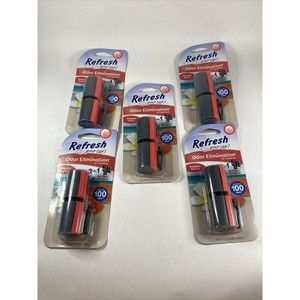 5 Packs Refresh Your Car Auto Air Freshener Vent Clip & Spray, Hawaiian Sunrise